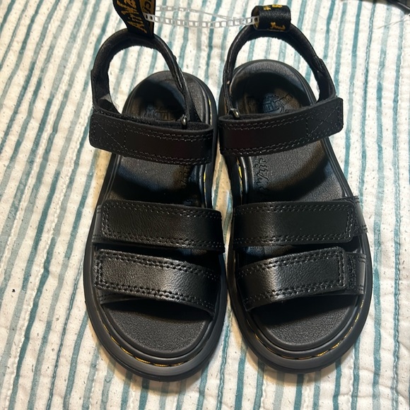 Dr. Martens Other - Dr. Martens JUNIOR KLAIRE LEATHER STRAP SANDALS